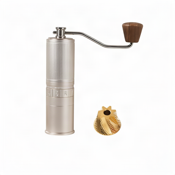 Handkaffeemühle mit Stahlkern, Luxus-Design