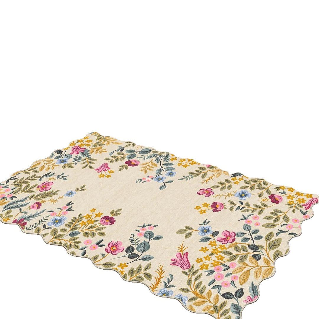 Eingangsmatte mit Blumenmuster, waschbar