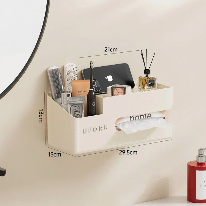 Wandmontierte Toilettenpapierbox, Kunststoff, Z10003C
