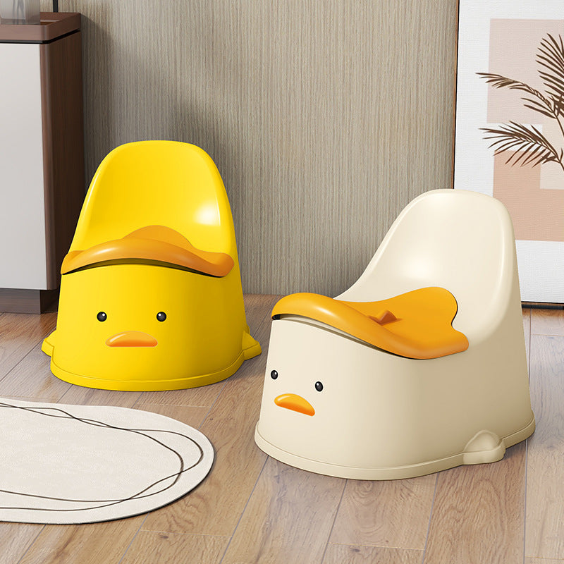 Kindersitz mit Rückenlehne für die Toilette