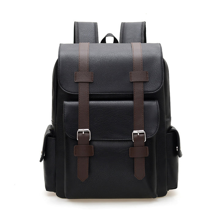 Rucksack aus PU-Leder, 20–35 L, Vintage-Stil