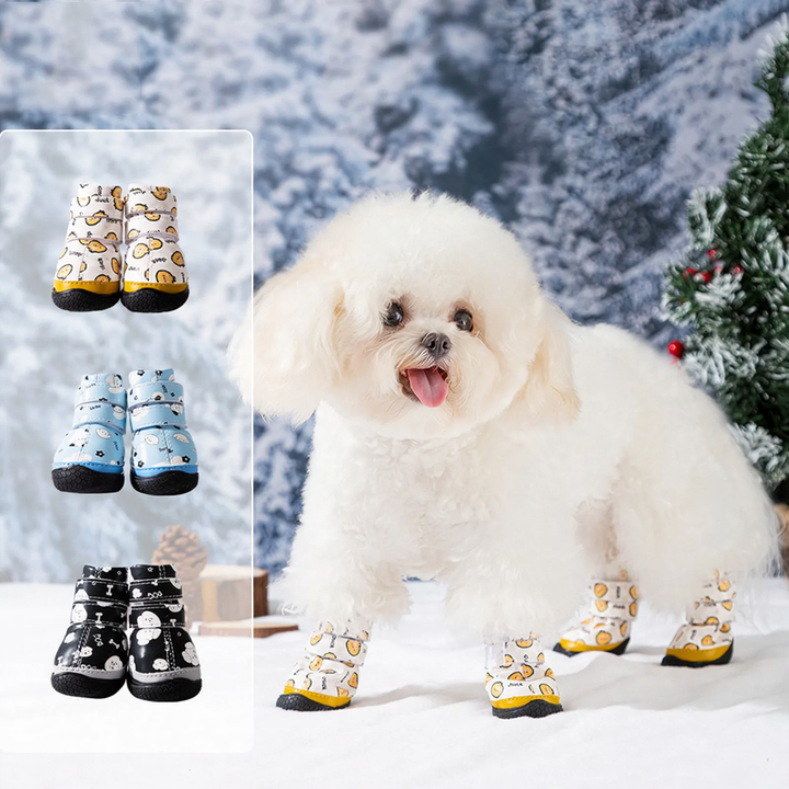 Hundeschuhe mit Fleecefutter, rutschfest