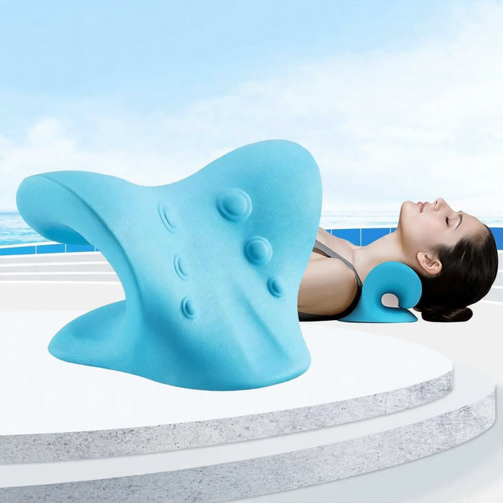 Nackenmassagekissen mit mechanischer Druckpunktmassage