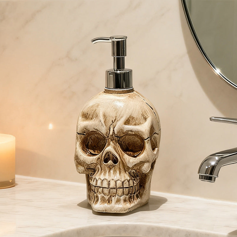Totenkopf Pumpflasche für Badezimmer