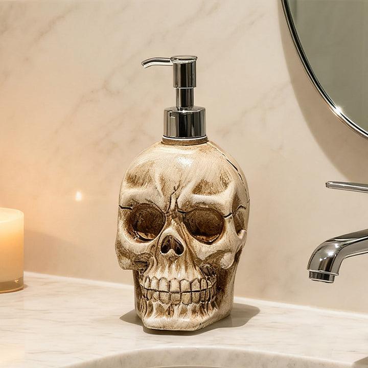 Totenkopf Pumpflasche für Badezimmer