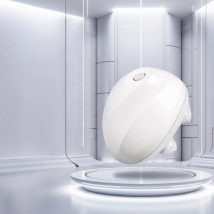 Elektrischer Kopfmassager mit acht Massageköpfen