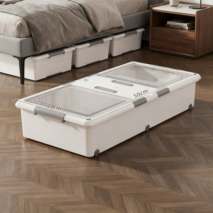 Aufbewahrungsbox aus Kunststoff, transparent, 100–150 L