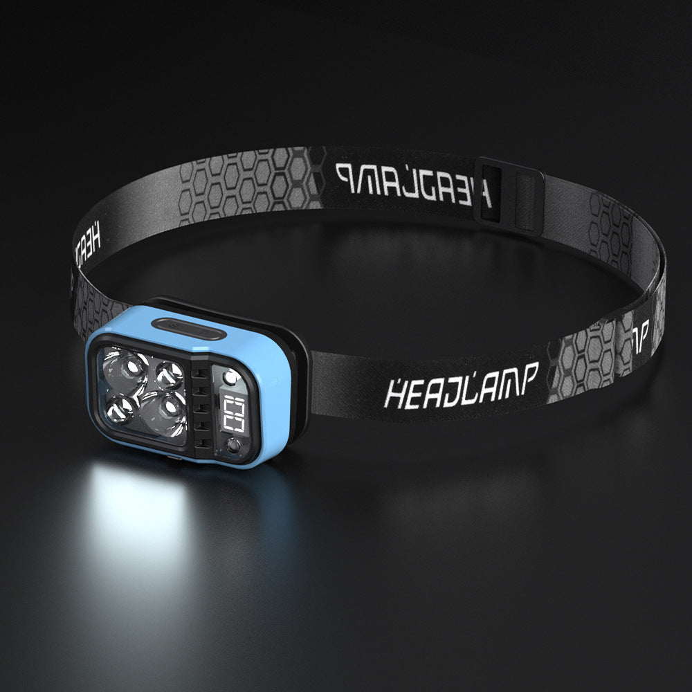 LED-Stirnlampe USB-Ladung mit Sensor