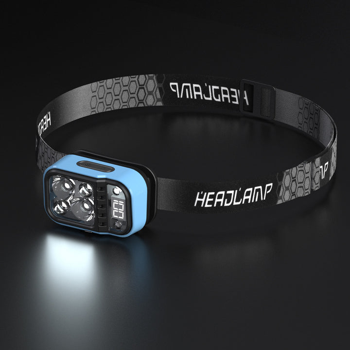 LED-Stirnlampe USB-Ladung mit Sensor