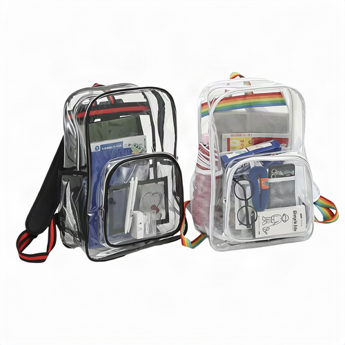 Transparenter Rucksack, PVC, wasserdicht