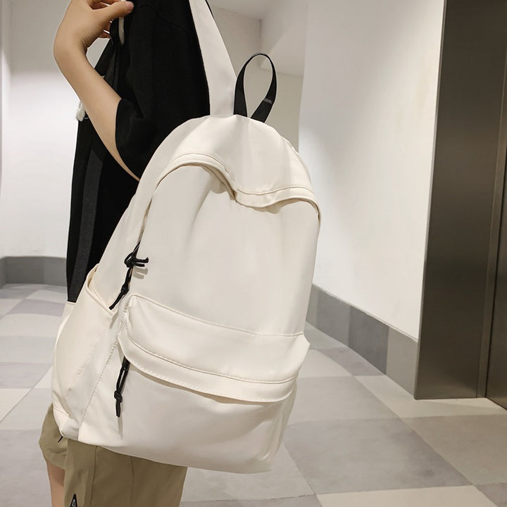 Oxford-Rucksack, einfarbig, großes Volumen