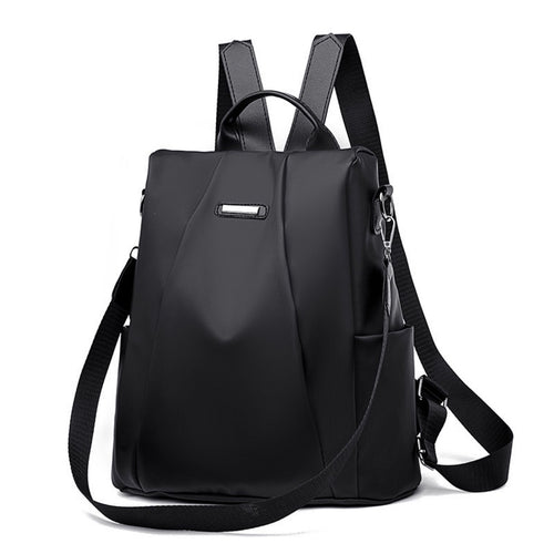 Nylon-Rucksack für Damen, kompakt, Freizeit