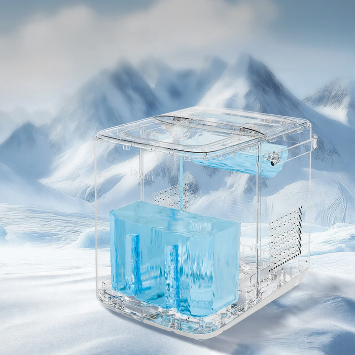 Eiswürfelmaschine, kompakt, 1,4 L Wassertank