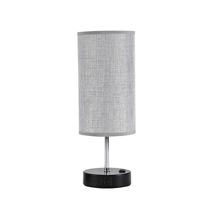 Tischleuchte USB, LED, dimmbar, Stoff