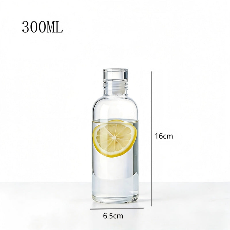 Hochborosilikat-Glasflasche zum Abfüllen, transparent