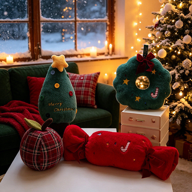 Weihnachts-Plüschfiguren, verschiedene Motive