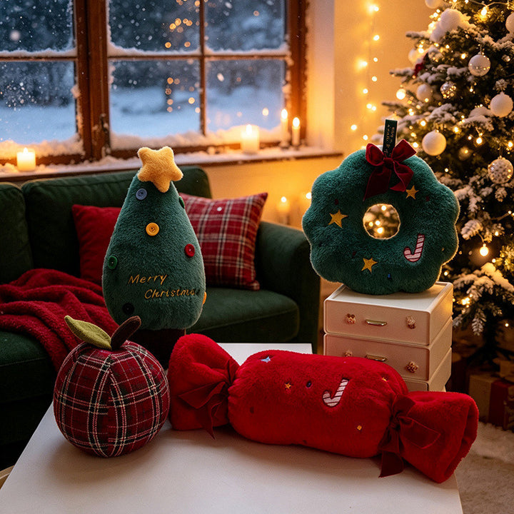 Weihnachts-Plüschfiguren, verschiedene Motive