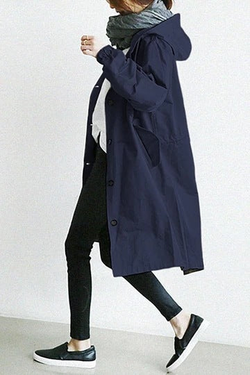 Wind- und wasserdichter Trenchcoat für Damen