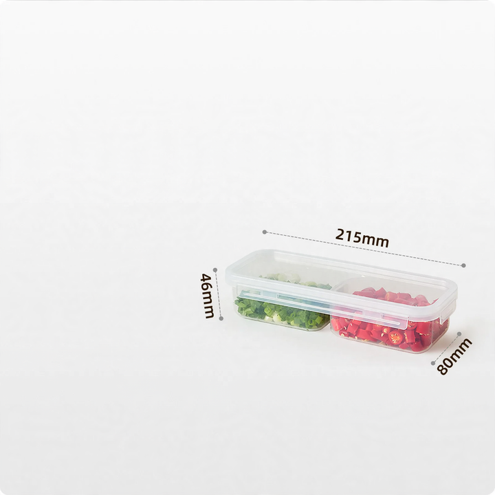 Frischhalteboxen aus Kunststoff, 200–900 ml