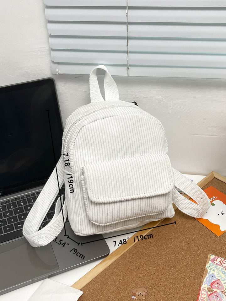 Rucksack aus Samt, kompakt und strapazierfähig