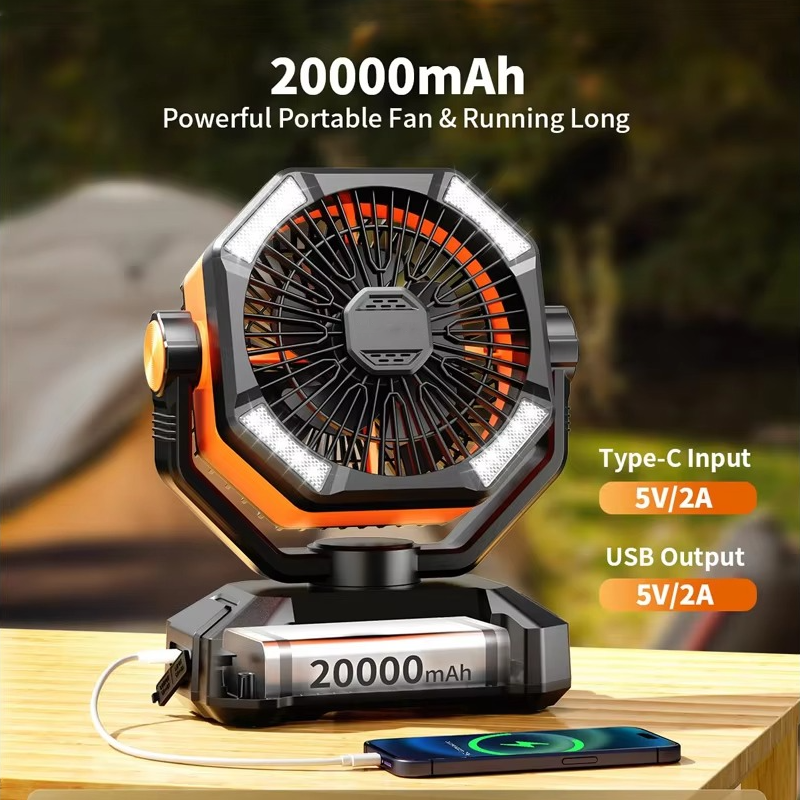 Tragbarer Camping-Kühlventilator | Karnz