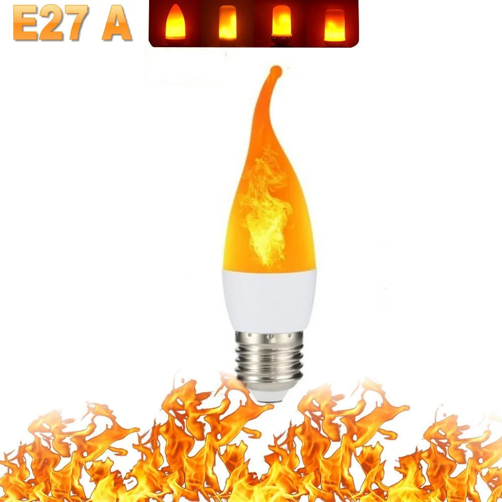 LED FLAME LIGHT PARTY LAMP - 4 MODI FEUER SIMULATION | Karnz