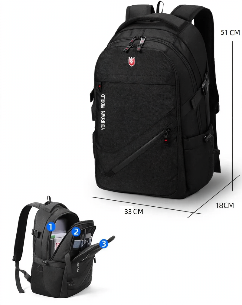 Rucksack mit Laptopfach, 15 Zoll
