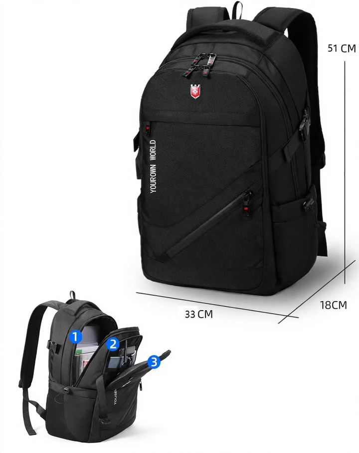 Rucksack mit Laptopfach, 15 Zoll
