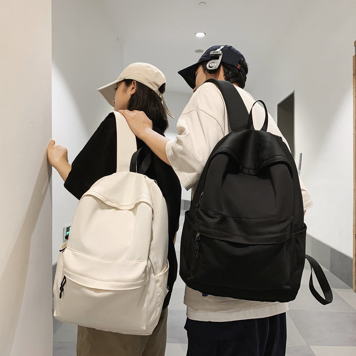 Oxford-Rucksack, einfarbig, großes Volumen