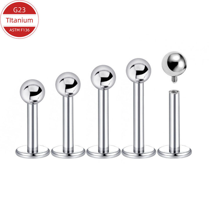 Titan-Piercingstab mit Innengewinde