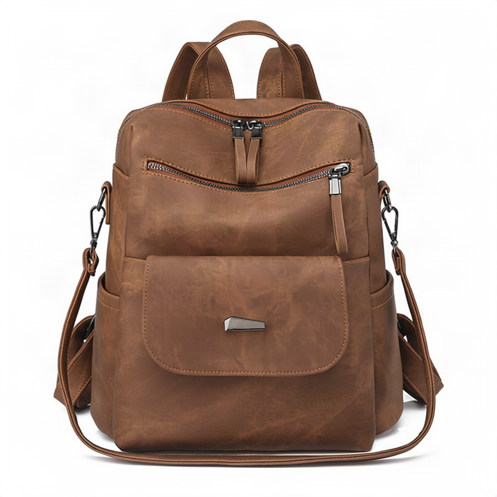 Damen-Rucksack aus PU, große Kapazität