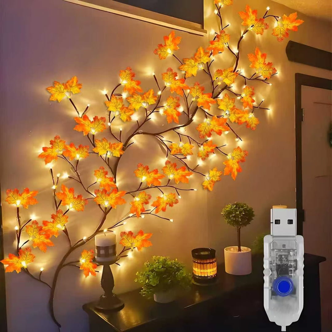 LED-Dekoleuchte mit Kirschblüten-Design