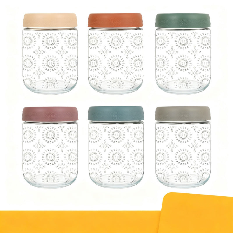 Glasdose mit Deckel, 500 ml