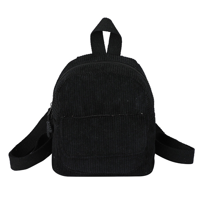 Rucksack aus Samt, kompakt und strapazierfähig