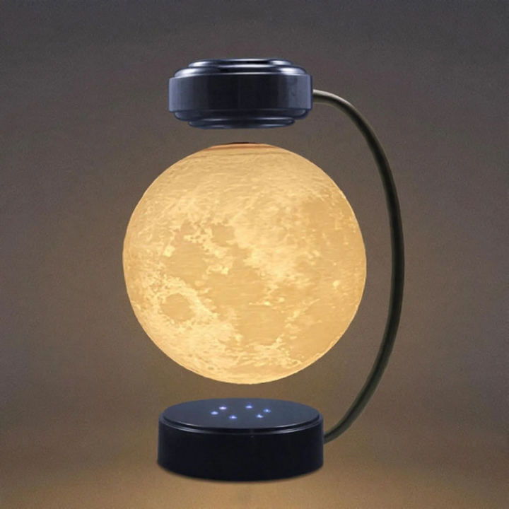 Magnetische Schwebeleuchte Mond mit LED
