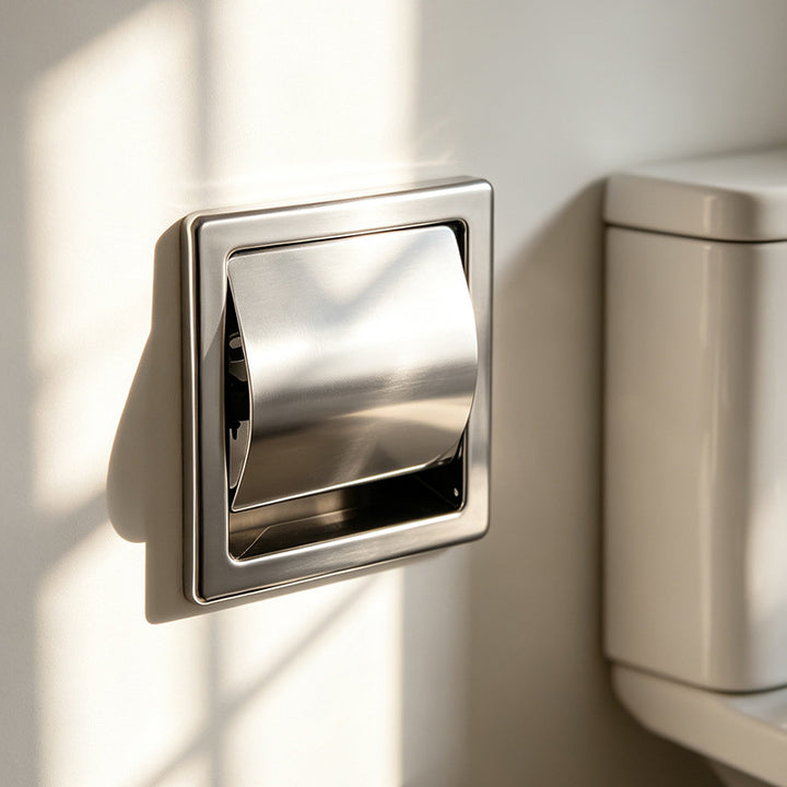 Edelstahl-Toilettenpapierhalter für Wand