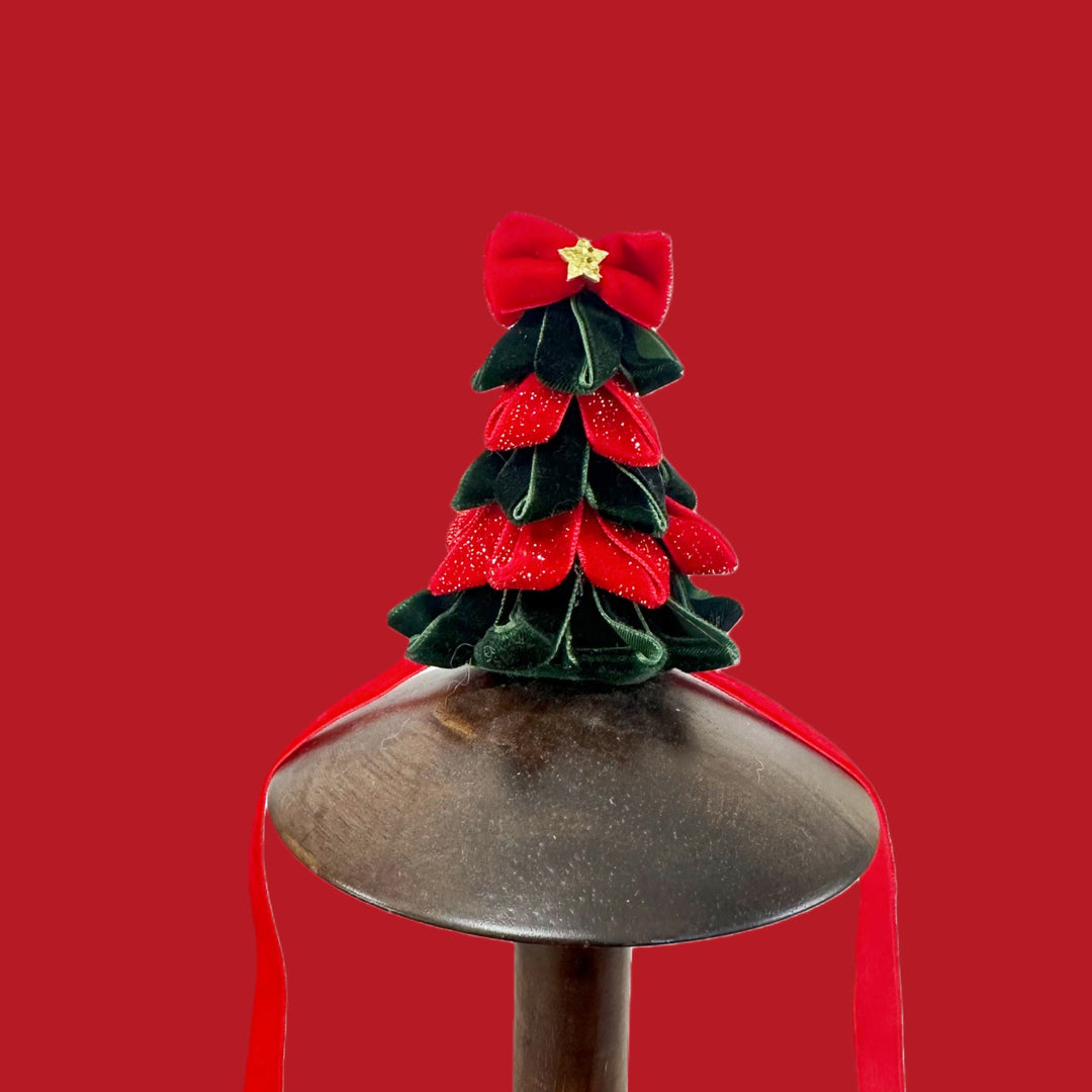 Weihnachts-Accessoires für Haustiere, Hut und Schleife