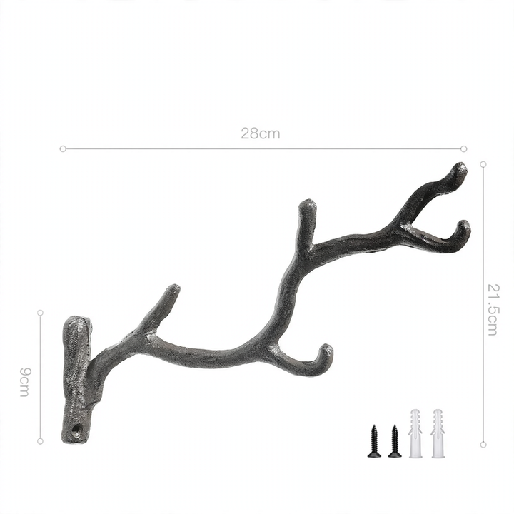 Wandhaken aus Gusseisen, amerikanischer Stil
