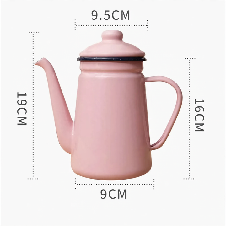 Emaillierte Handbrühkanne 1,1 L