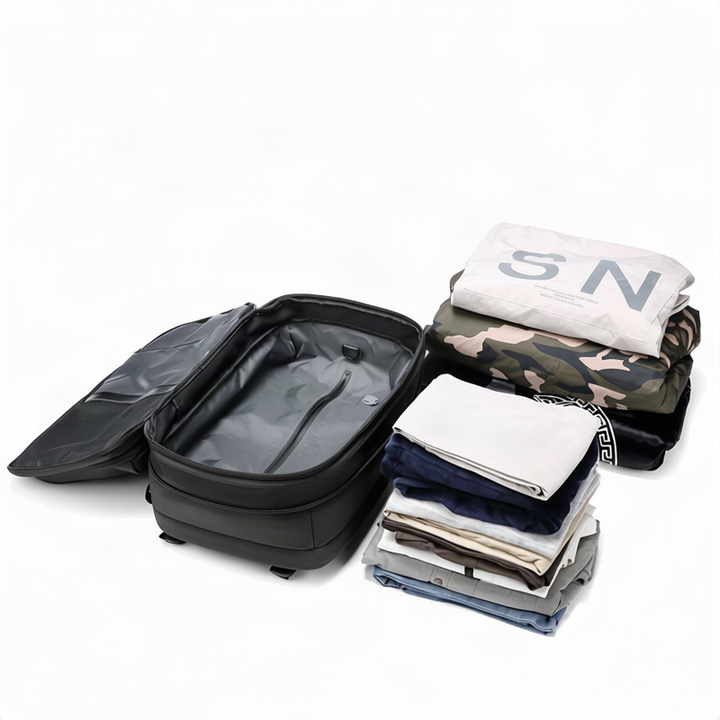 Geschäftsrucksack, 56–75 L, Oxfordstoff, wasserdicht