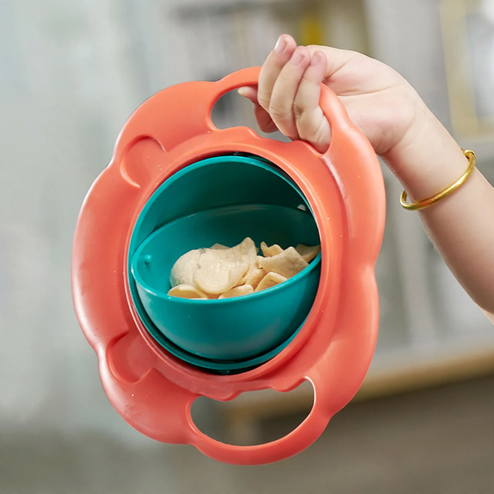 Drehbare Kinderschüssel, 19 cm, PP, rutschsicher