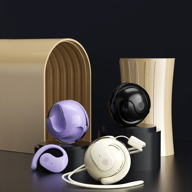 Offene Bluetooth-Ohrhörer mit KI-Übersetzung, nicht im Ohr