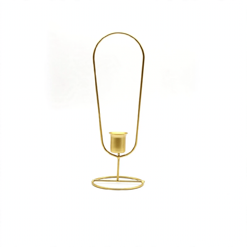 Eiserner Kerzenständer, modernes Design
