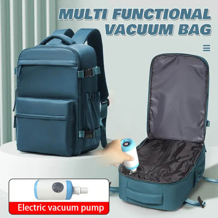 Kompressions-Rucksack, 36–55 L, mit Pumpe