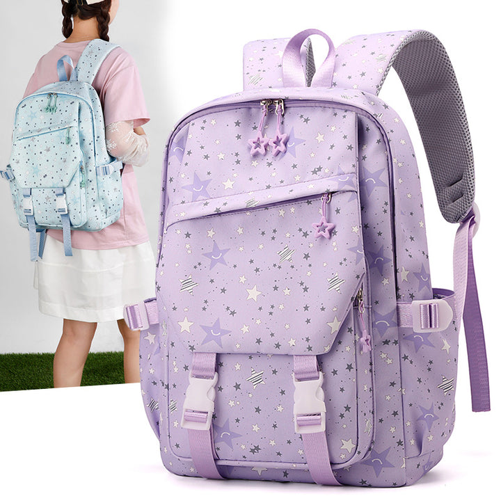 Großer Rucksack aus Polyester, atmungsaktiv