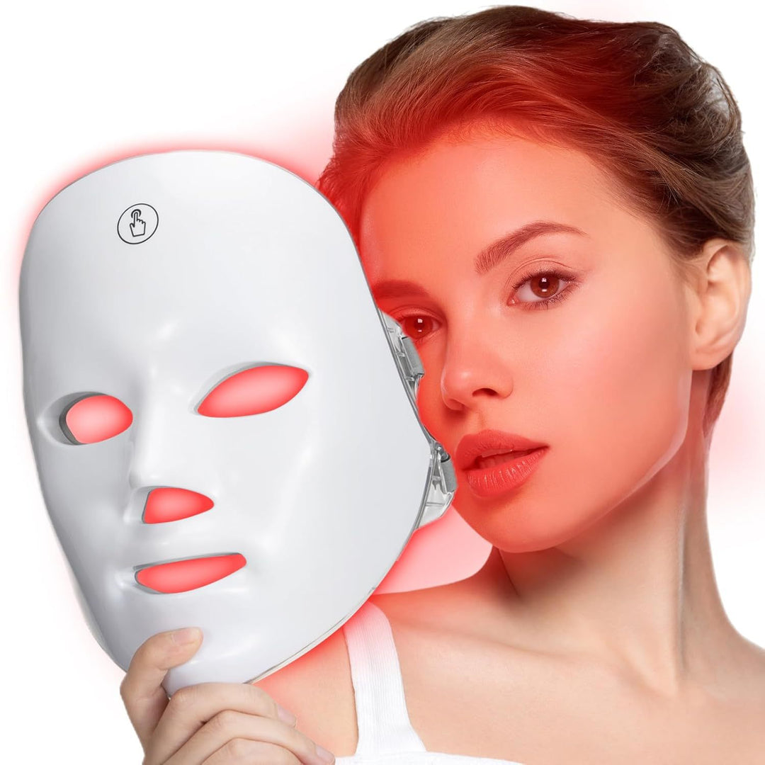 LED-Rotlicht-Gesichtsmaske