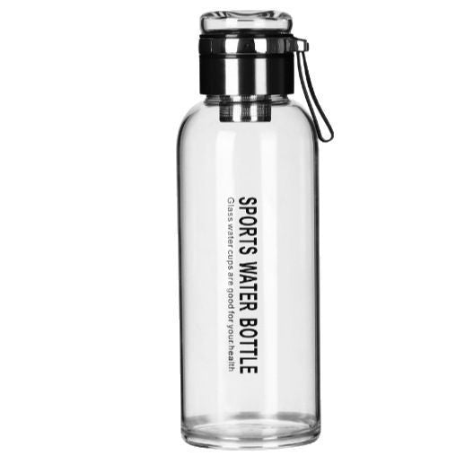 Glastee-Flasche mit Sieb, 750–2000 ml