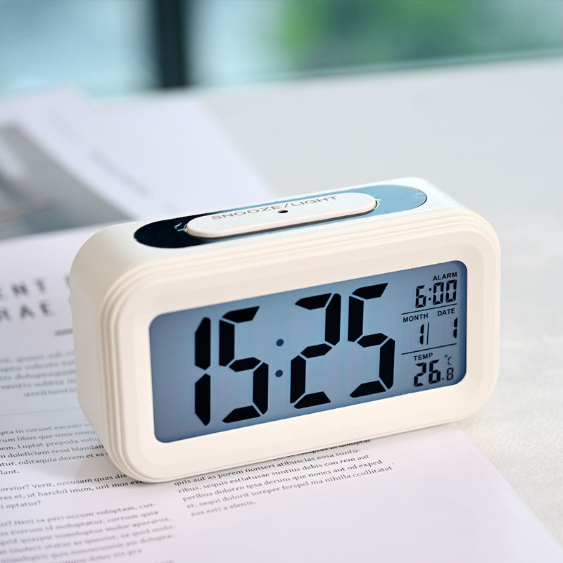 Digitale Wecker-Leuchte mit LED-Display