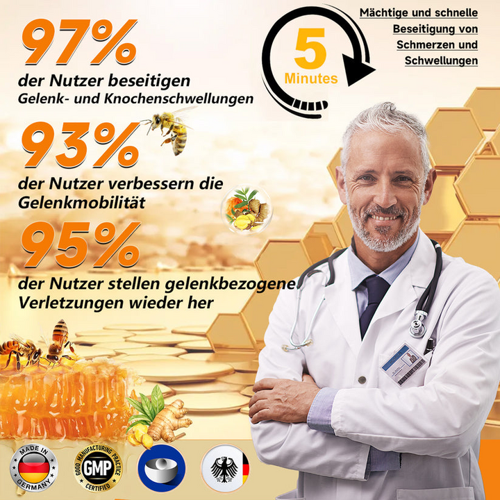 Bienen-Vital-Creme | Schnelle Schmerzlinderung | Karnz