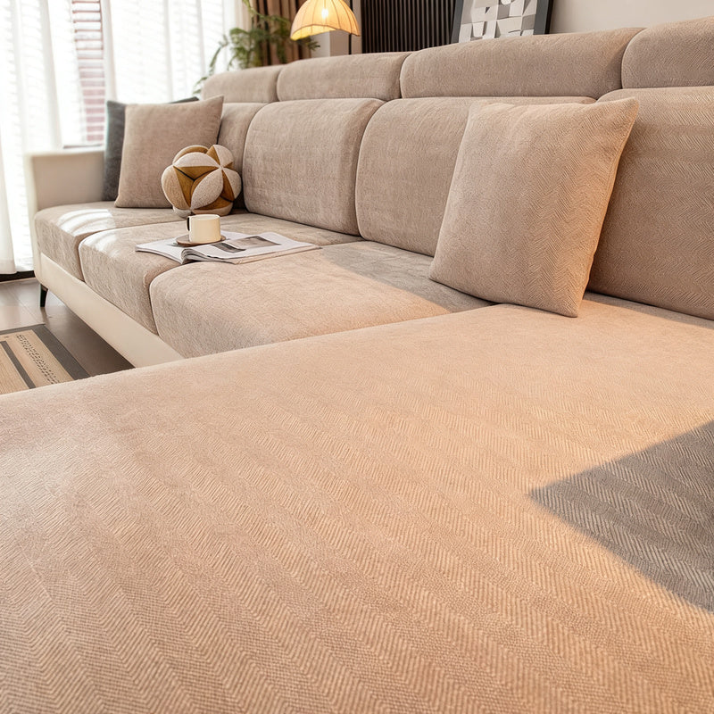 Sofaüberzug aus Chenille, universal passend